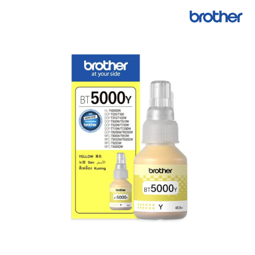 ตลับหมึกอิงค์เจ็ท Brother Original Ink Cartridge BT-5000 Yellow, BT5000